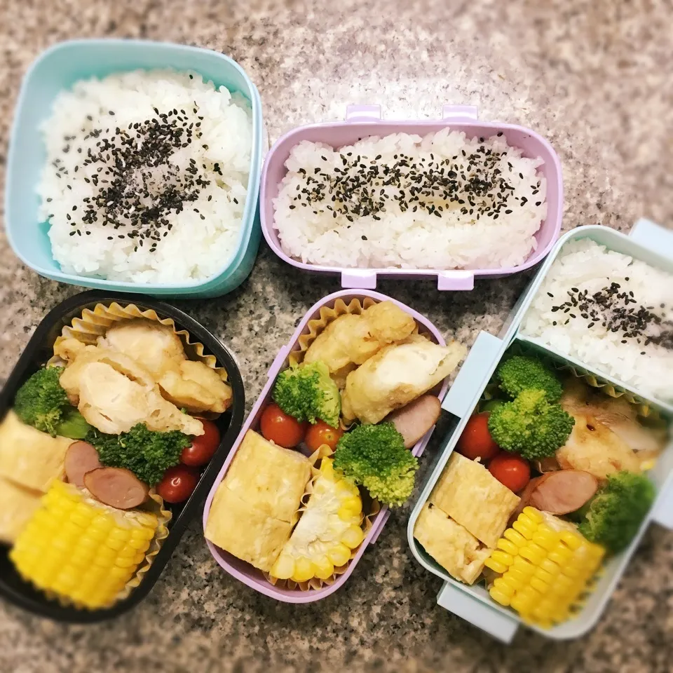 Snapdishの料理写真:とり天弁当|yukさん