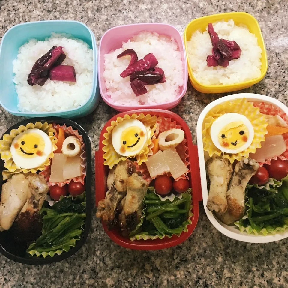 鶏手羽元たまごちゃん弁当|yukさん