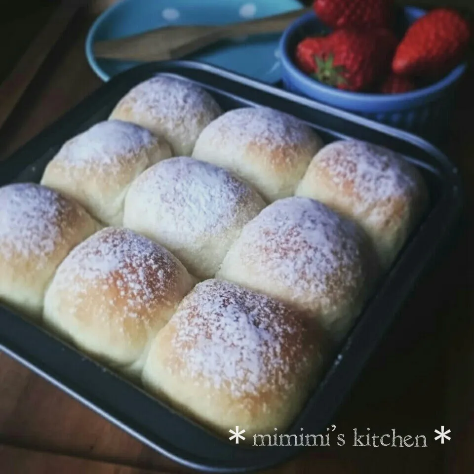 Snapdishの料理写真:ふわんふわんちぎりパン❇ホップ種|mikuさん