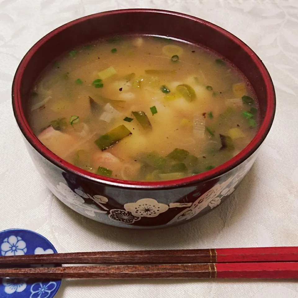 中華風お雑煮1/3 夕食|卯月さん