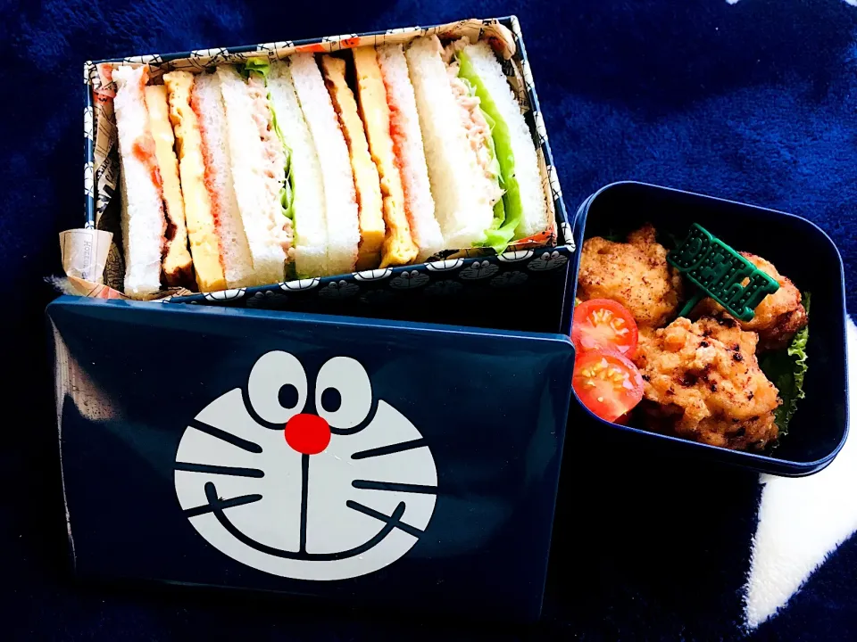 Snapdishの料理写真:ドラえもん缶かん弁当|☆A..I☆さん