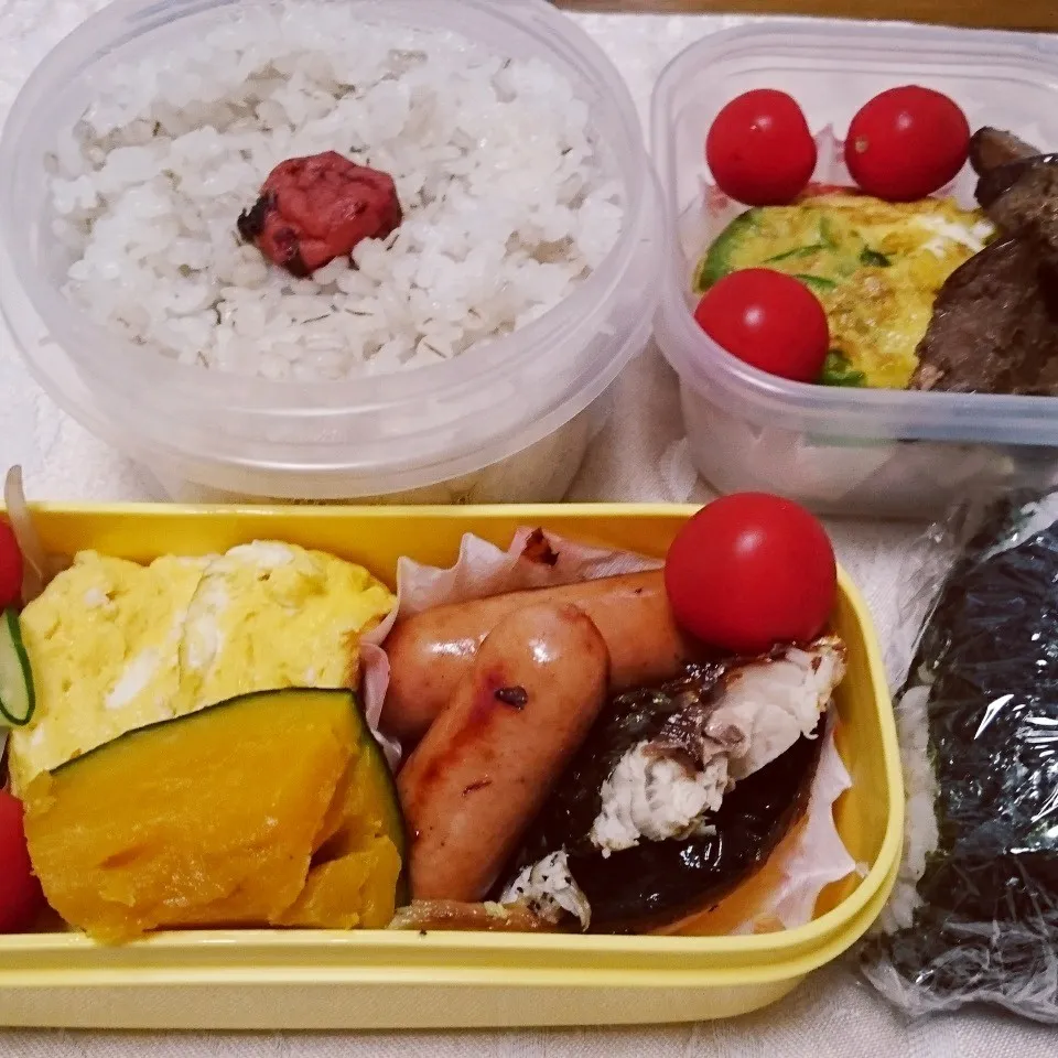 8/22の朝弁当、昼弁当|卯月さん