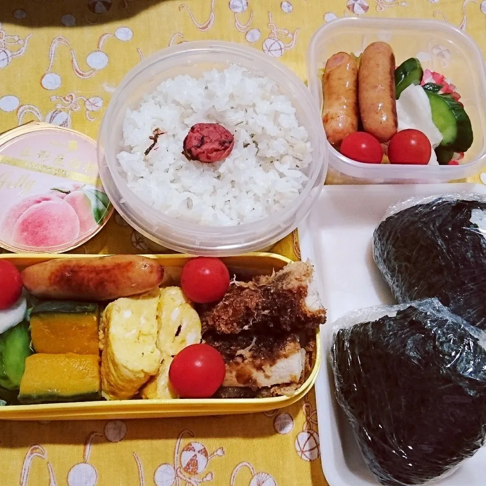 8/21の朝弁当、昼弁当|卯月さん