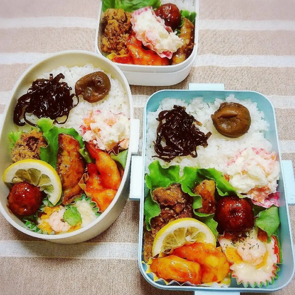 Snapdishの料理写真:今日のお弁当🍱❤|ひぃちゃんさん