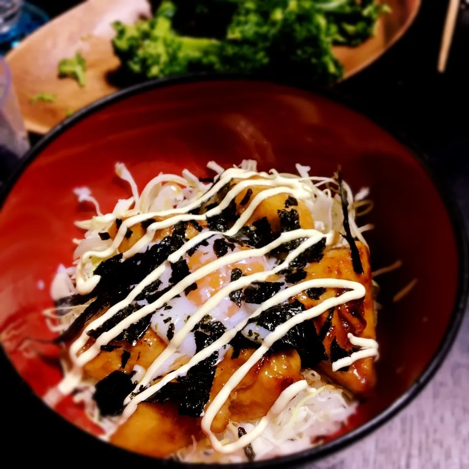 照り焼きチキン丼|ななさん