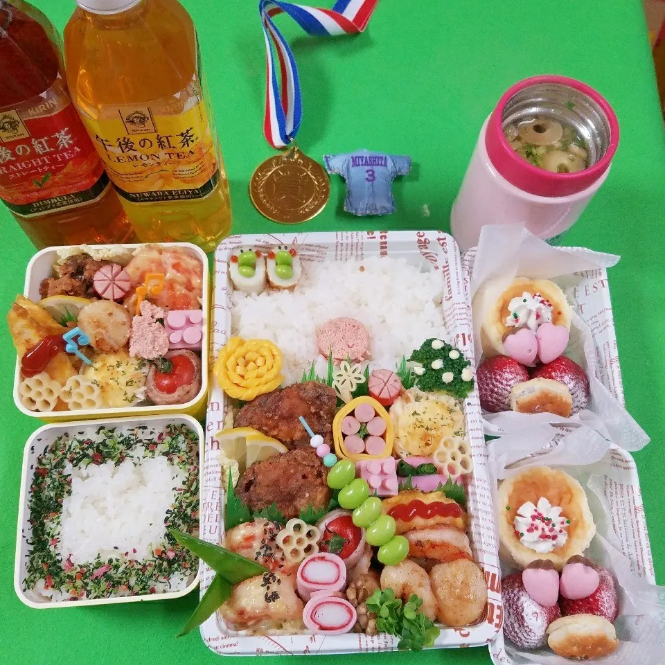 Snapdishの料理写真:金メダル弁当|happy♥️happyさん