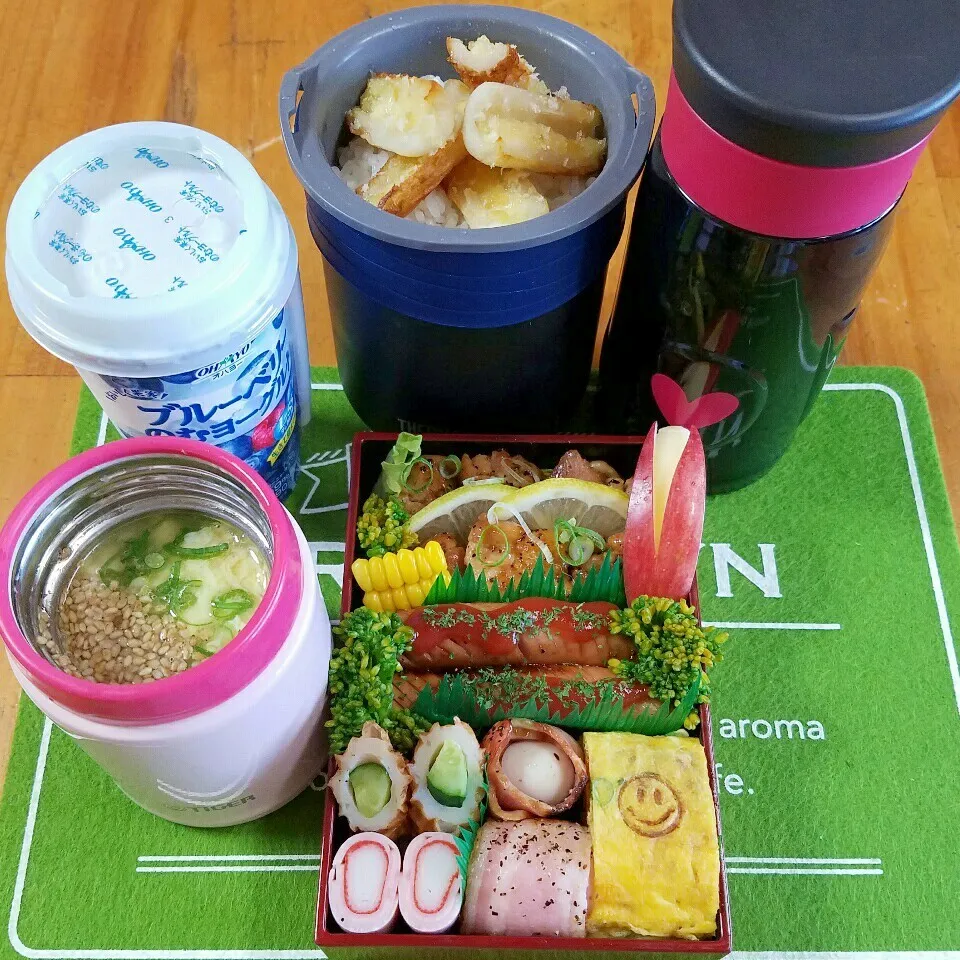 チキン豆板醤ネギ炒め弁当|happy♥️happyさん