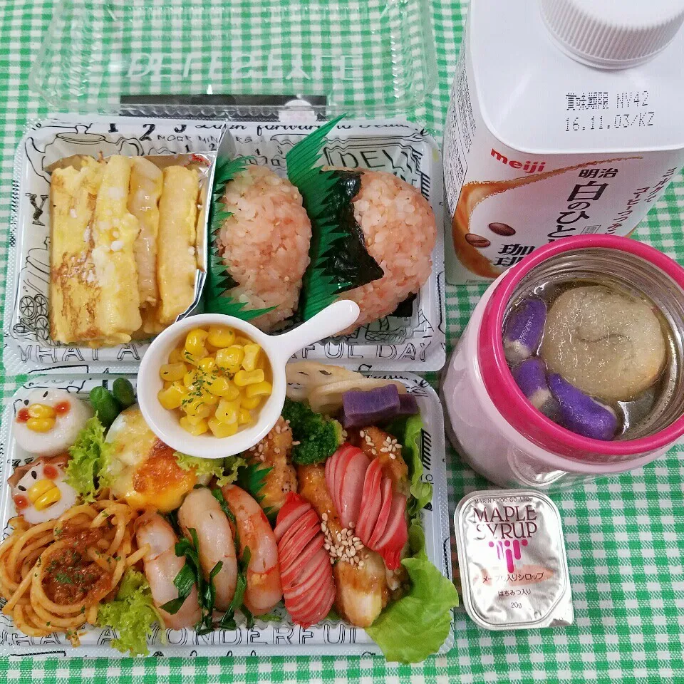 ピカタとフレンチトースト弁当|happy♥️happyさん