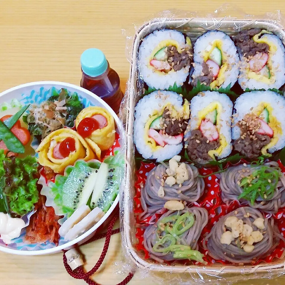 ざる蕎麦ぁぁぁ弁当|happy♥️happyさん