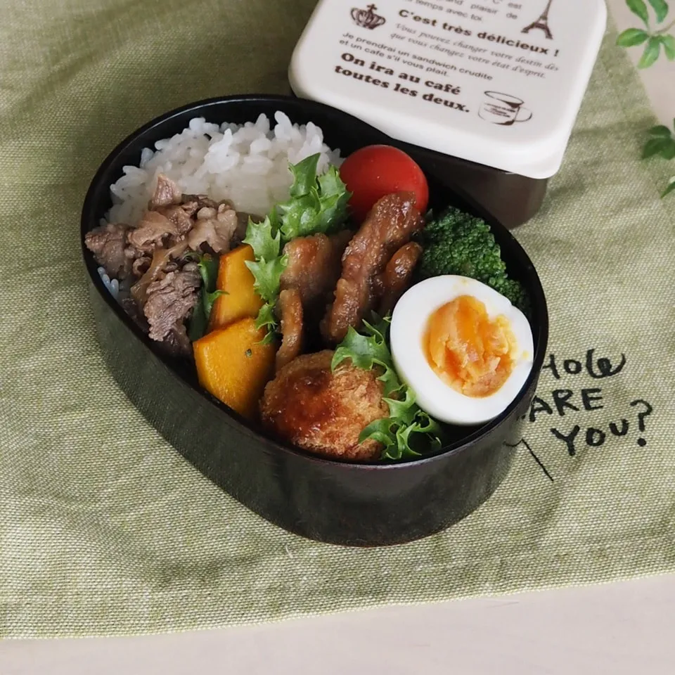 Snapdishの料理写真:中学生娘のお弁当|かなぷんさん