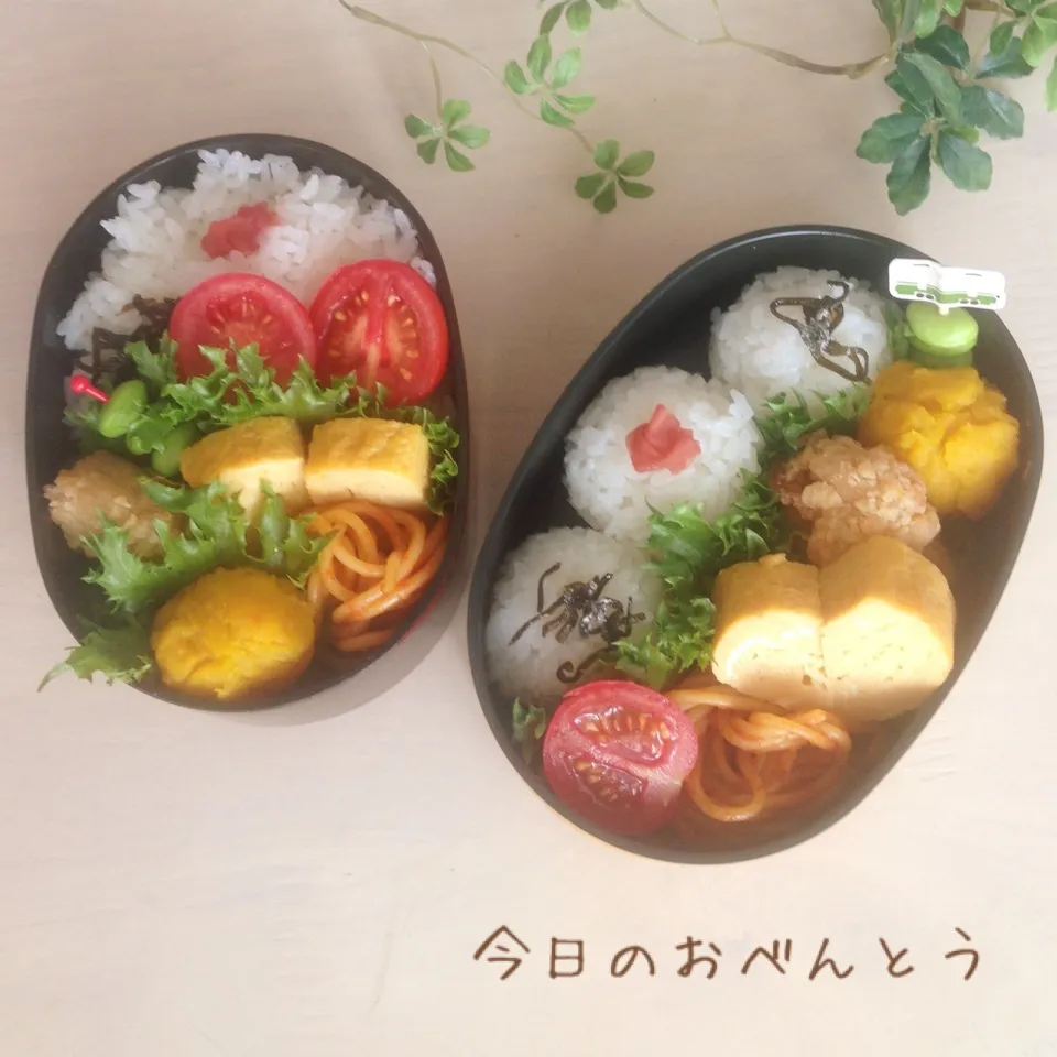 中学生と高校生娘のお弁当|かなぷんさん