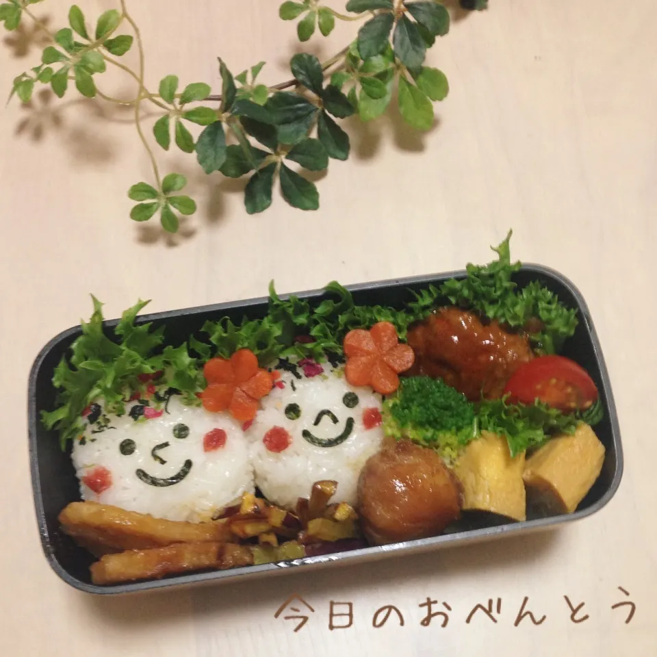 Snapdishの料理写真:土曜日、部活弁当|かなぷんさん