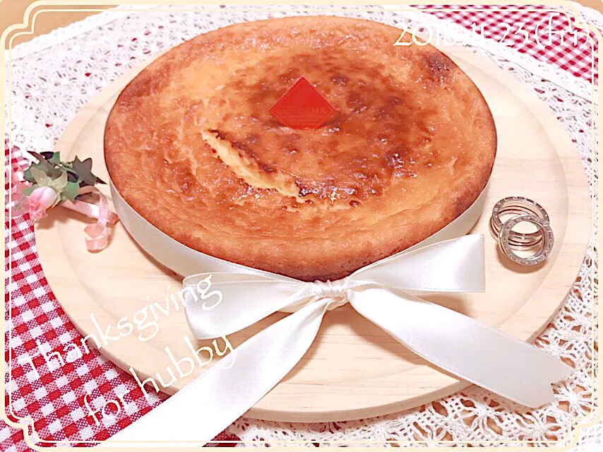 ✨ヨーグルトとホットケーキミックスで作る簡単濃厚チーズケーキ✨|*seiko*さん