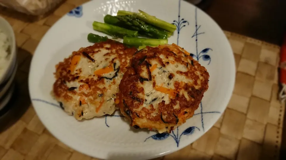 豆腐とひじきの和風ハンバーグ|すもももさん