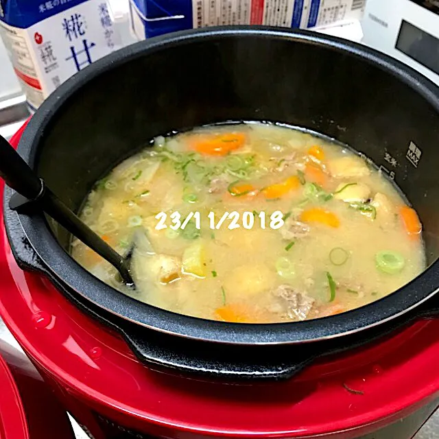 Snapdishの料理写真:甘酒豚汁✨|友さん