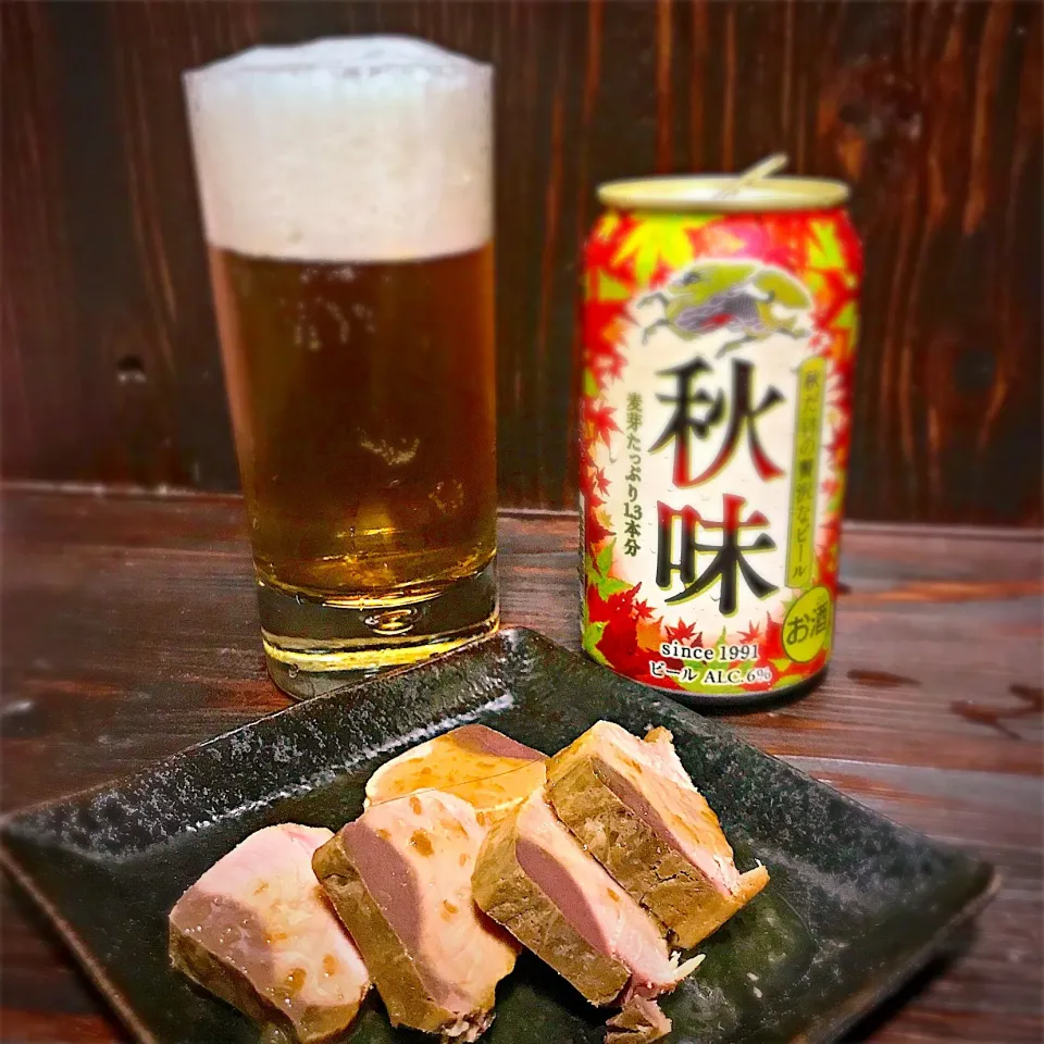 いつぞやの一酒一肴、キリン缶ビール『秋味』と『鰹生節の柚子胡椒ダレ』|ち〜おんさん