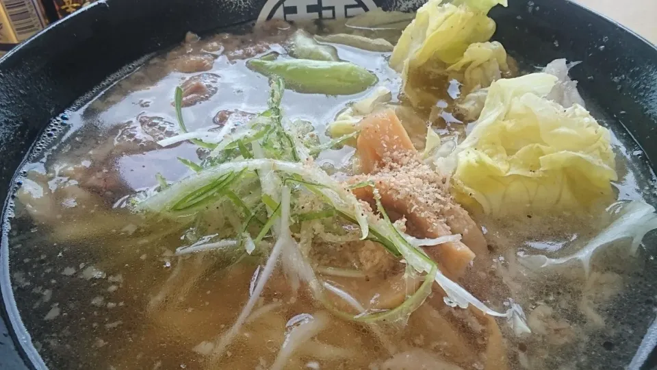 【11/28まで、山形県寒河江市】ラーメン味来道（あじきどう）  の 牛とろラーメン ＠東武百貨店池袋店 いいもの発見やまがた物産展 18171|大脇さん