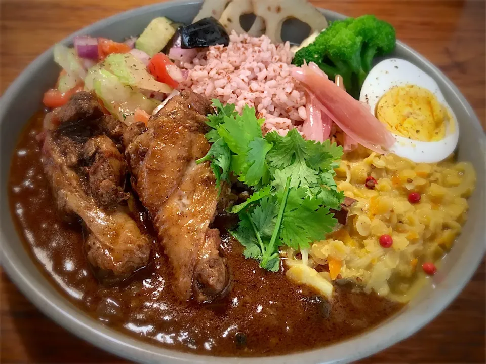 チキンカレーとレンズ豆のカレー|ユーキャンさん