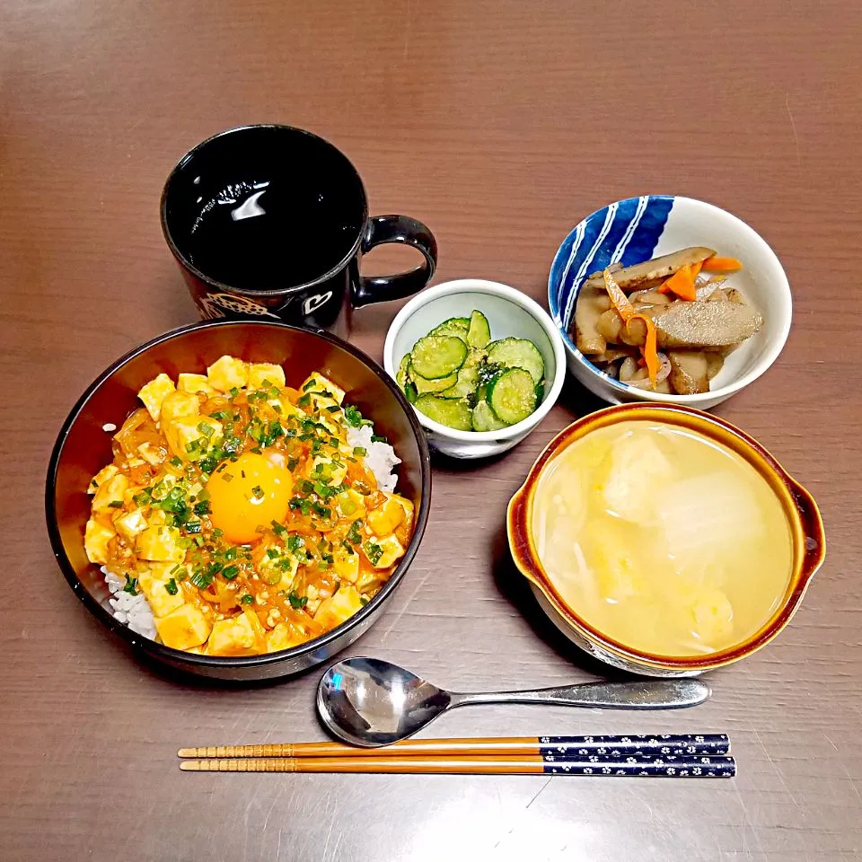 麻婆豆腐丼の夜ご飯♡|Mami.Nさん