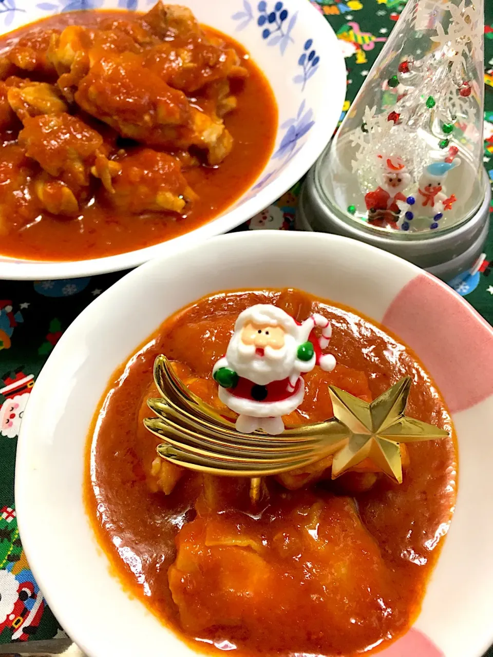 ガラスープのトマトチキン煮込み|ごまもーさん