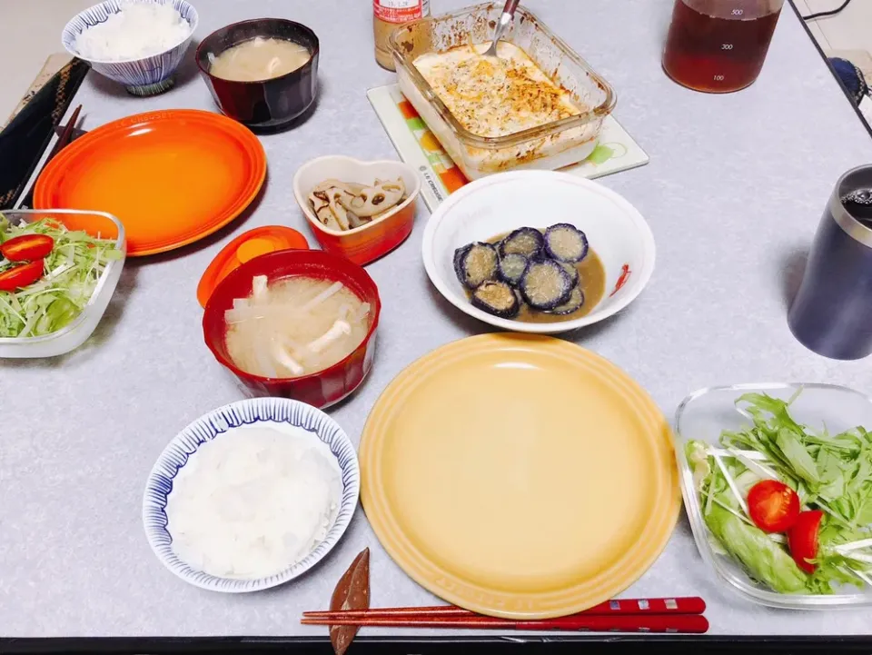 グラタン
大根の味噌汁 
#晩ご飯|haacomさん