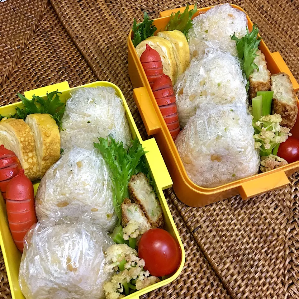 #中1女子弁当  #大会弁当  #おにぎり #たぬき🍙|よちこさん