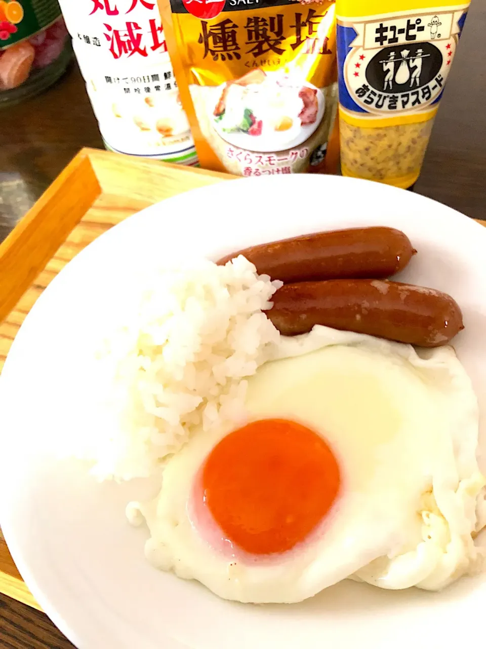 Snapdishの料理写真:急ぎの簡単朝ごはん|翡翠さん