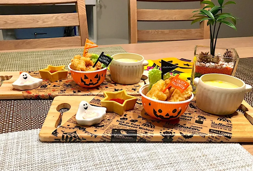 ハロウィンごはん👻|ちほさん