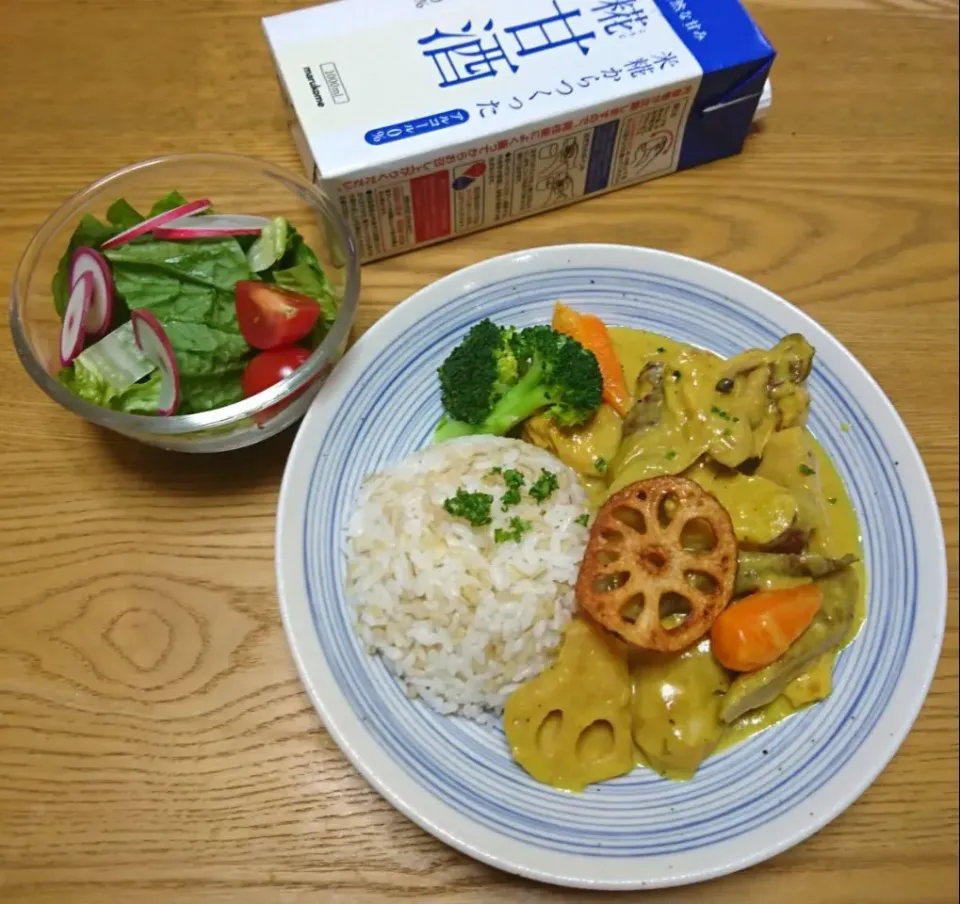 『tamaさんの鶏肉ときのこのカレークリーム煮 バーミキュラライスポットで👌』|seri-chanさん