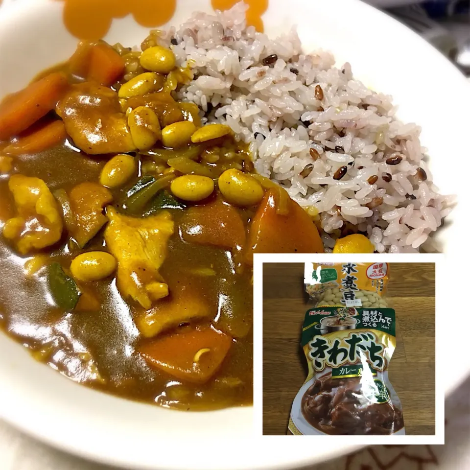 豆カレー(o⁰⊖⁰o)
 #節約料理  #あるもので|morimi32さん