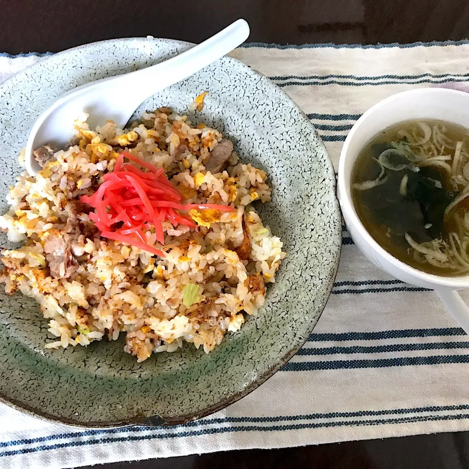 チャーハンとワカメスープ|純さん