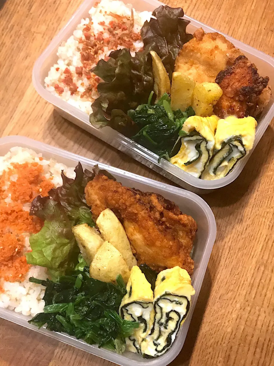 Snapdishの料理写真:息子達弁当11月26日|hatabowwyomeさん