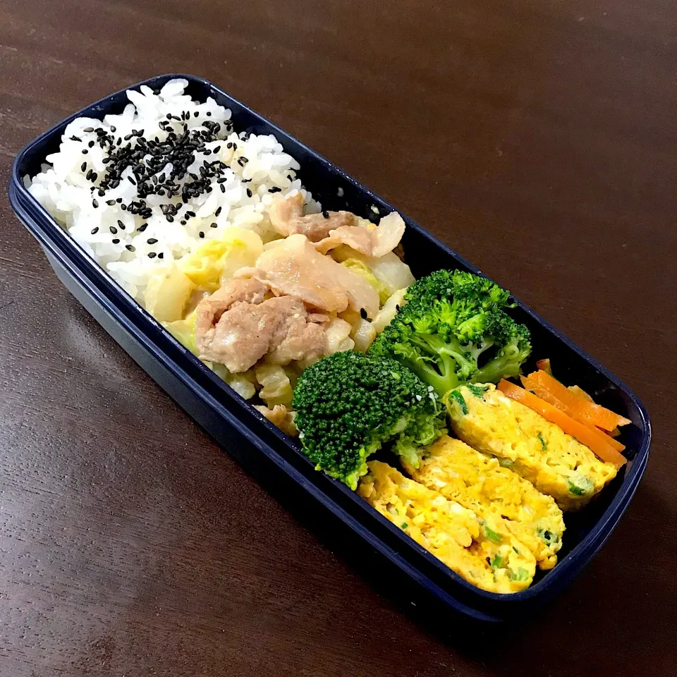 豚肉と白菜の味噌マヨ炒め弁当|あやさん