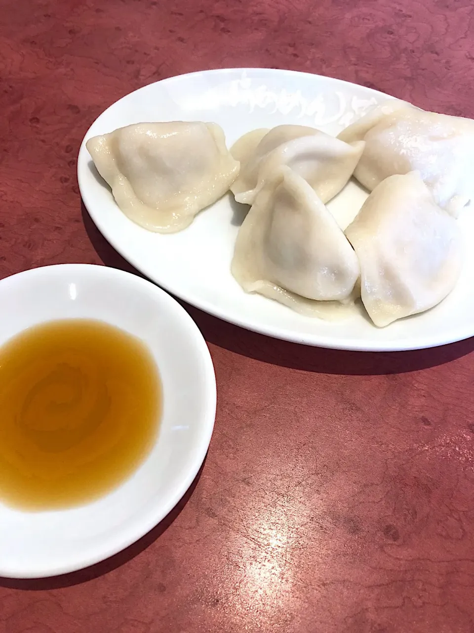 Snapdishの料理写真:もちもち水餃子♡lunch♡2018/11/24|ちび太さん