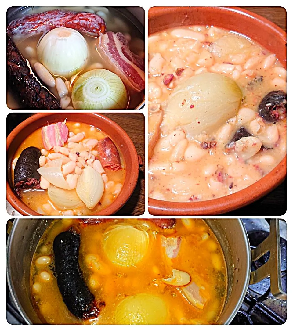 スペイン北西部アストリア自治州の料理、ファバダ(fabada asturiana)を土日に調理しました〰️☺️

 #スペイン料理
 #アストリア料理|quitaさん