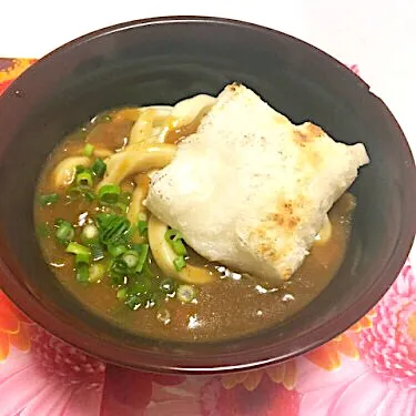 ピリ辛！カレーうどん餅入り♪|ななっちさん