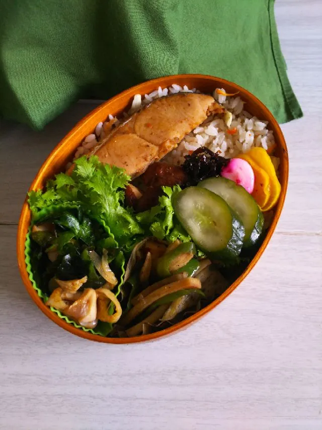 Snapdishの料理写真:わっぱ弁当|Noriko Sakaiさん