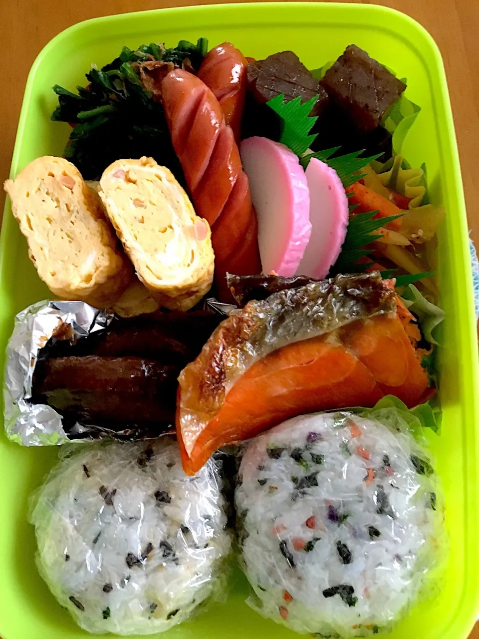 Snapdishの料理写真:彼の夜勤ごはん⭐️お弁当|akichanさん