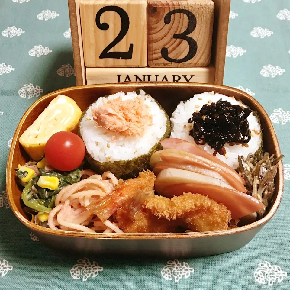 Snapdishの料理写真:1/23 お兄弁当🎶|mayumayudonさん