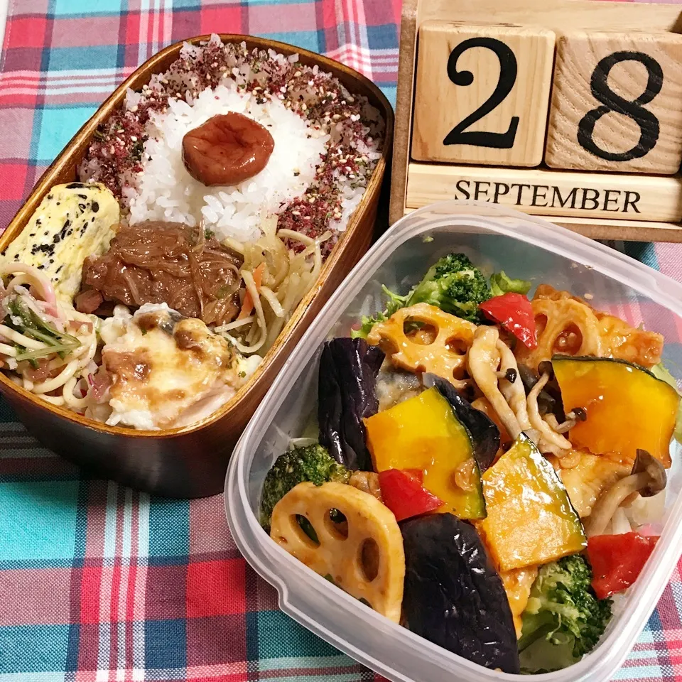 Snapdishの料理写真:9/28 お兄弁当🎶|mayumayudonさん