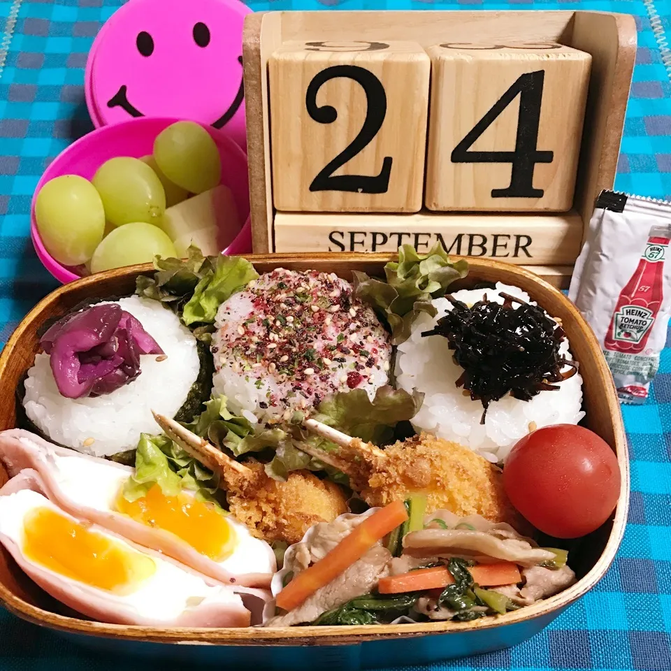 9/24 お兄弁当🎶|mayumayudonさん