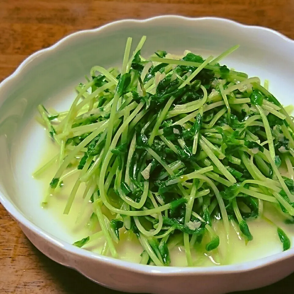 いっこさんの真似っこ❤豆苗のにんにく炒め|よっしー♪さん