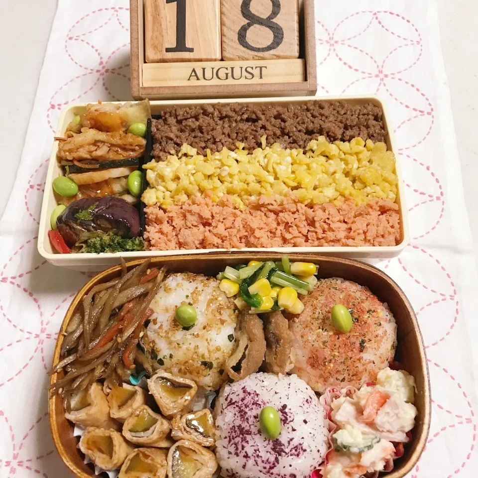 8/18 お兄弁当🎶|mayumayudonさん