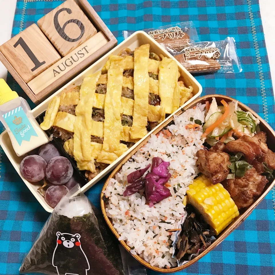 8/16 お兄弁当🎶|mayumayudonさん