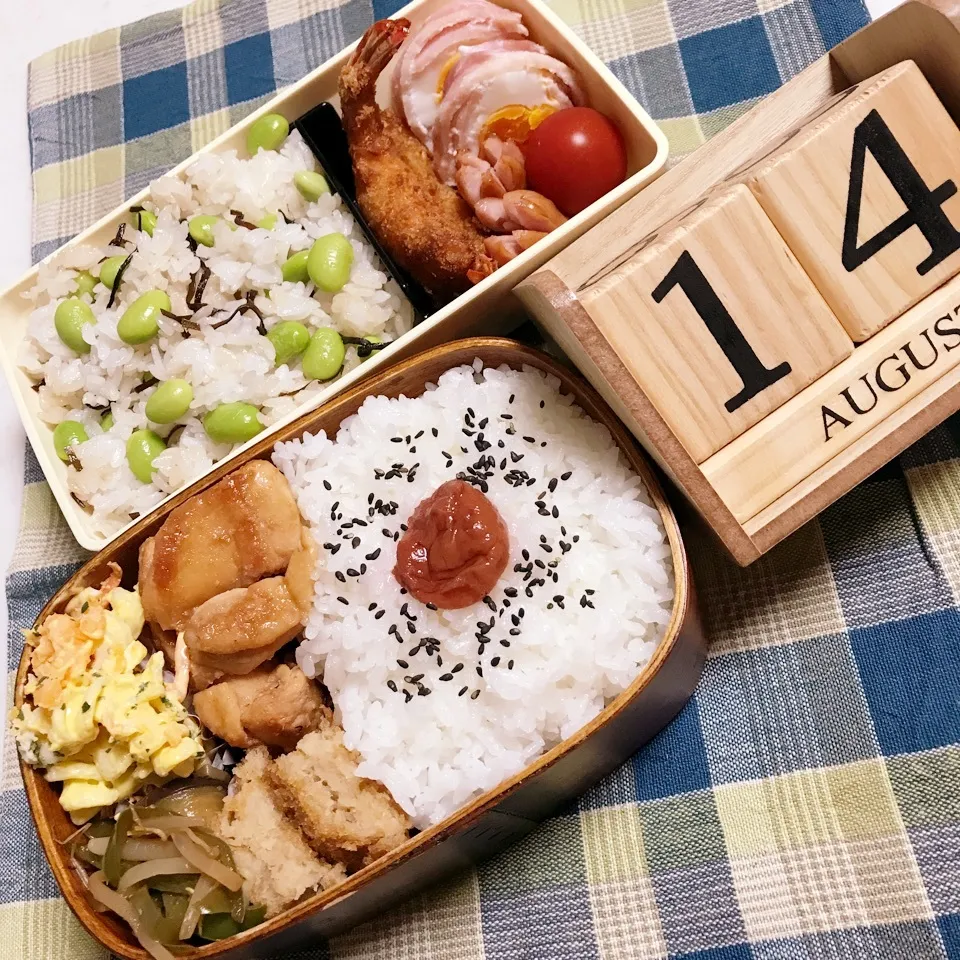 Snapdishの料理写真:8/14 お兄弁当🎶|mayumayudonさん