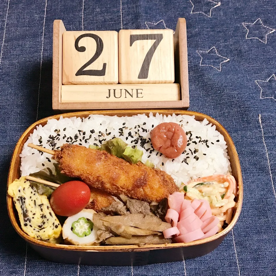 6/27 お弁当🎶|mayumayudonさん