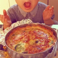 Snapdishの料理写真:大人気♡簡単おいしいキッシュ|Riraさん