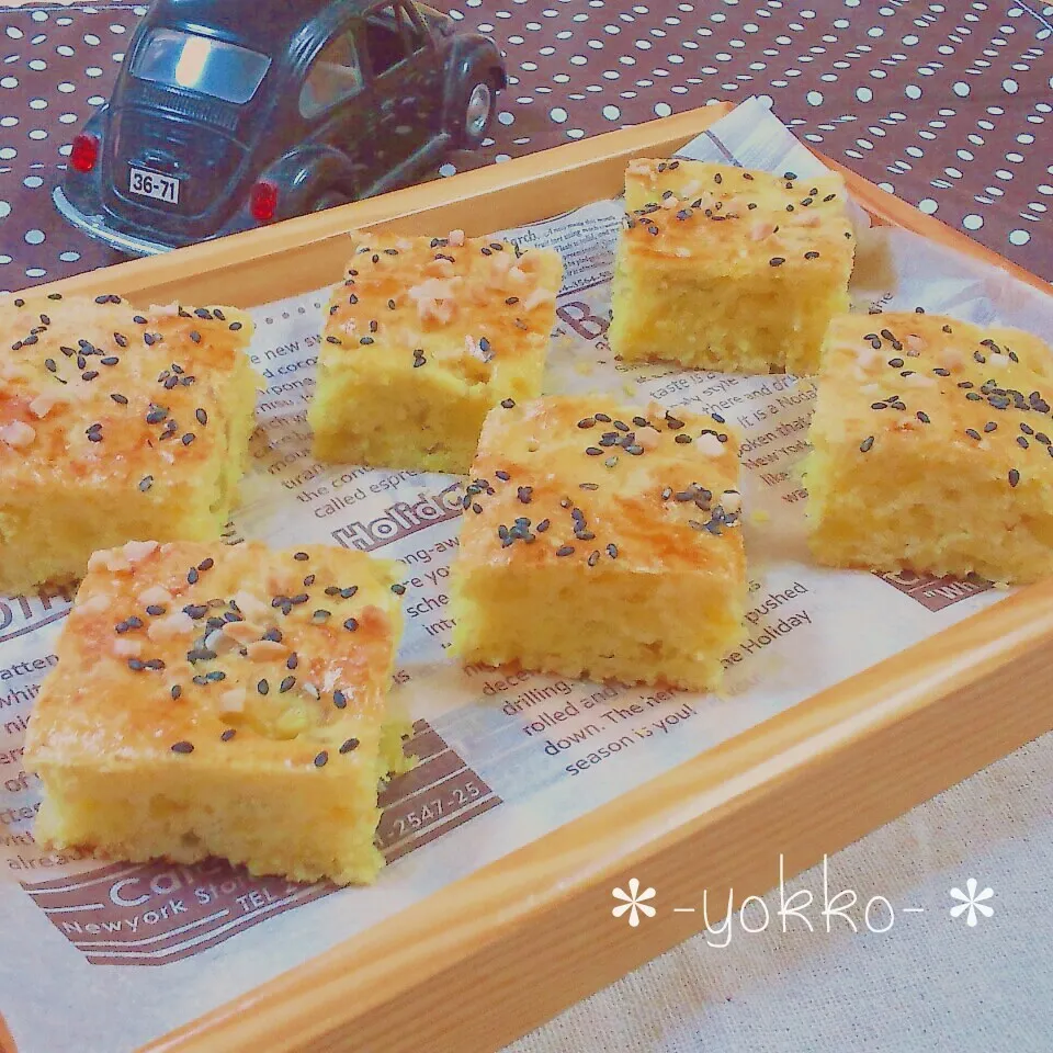 混ぜて焼くだけ♪スィートポテト風…さつまいもケーキ＊|yokko**さん