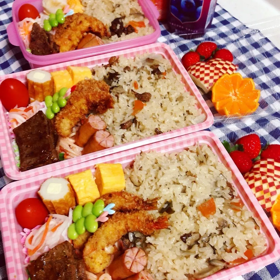 Snapdishの料理写真:兄弟 ☆野球弁当☆|mayumayudonさん