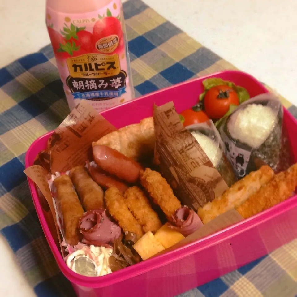 Snapdishの料理写真:お兄アルバイト弁当♪|mayumayudonさん